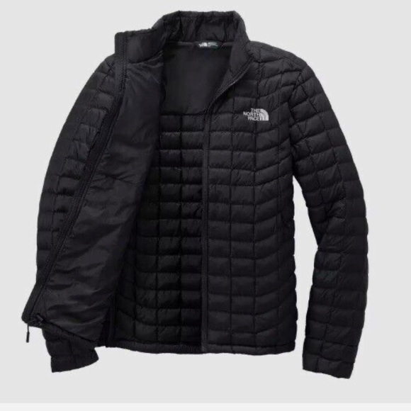 Men's The North Face Thermoball Trekker Lightweight Jacket Black Matte - Picture 5 of 7